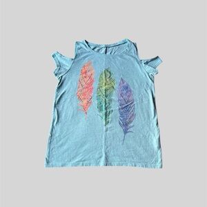 Girl’s The Children’s Place Cold-Shoulder Top